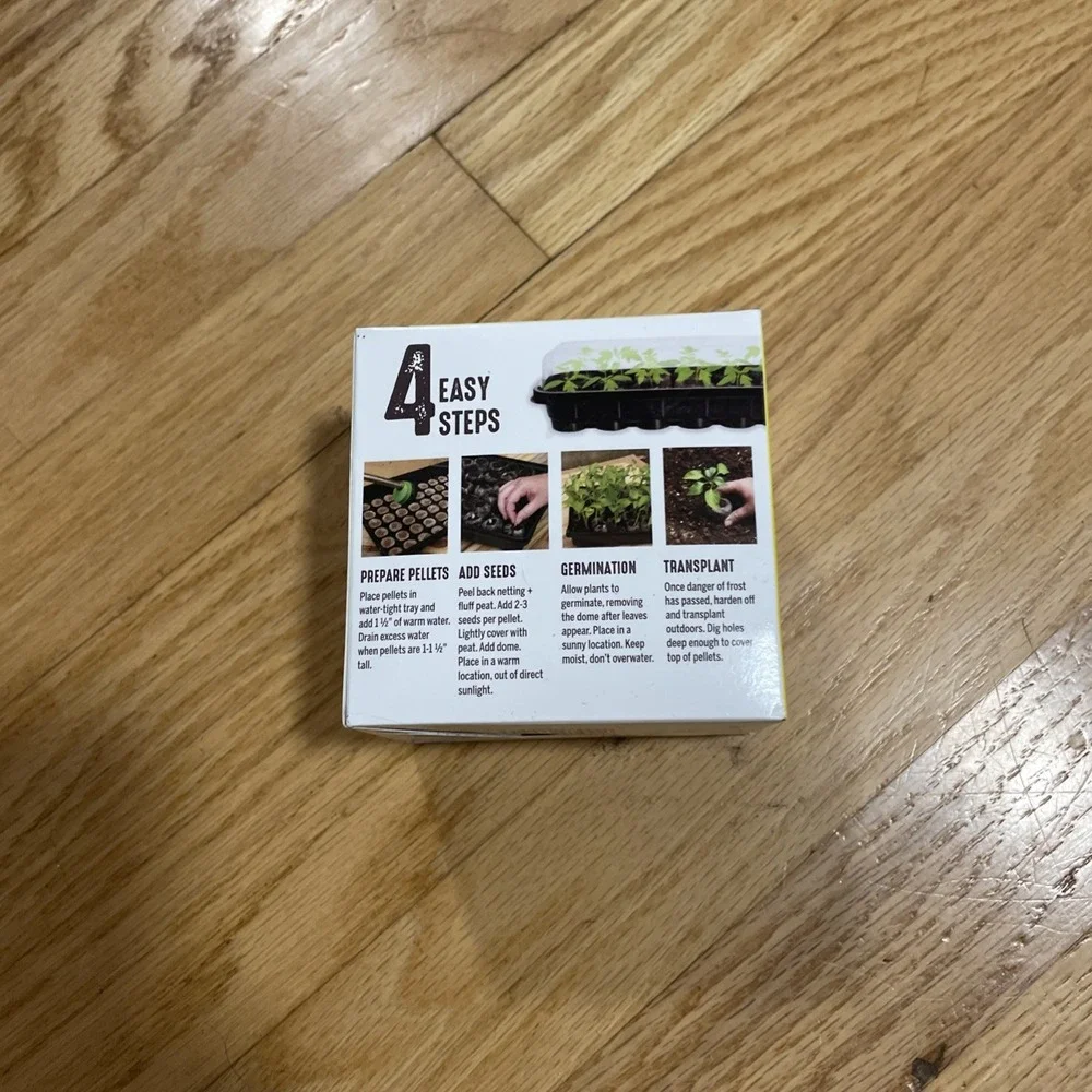 Jiffy 36mm Peat Pellet Seed Starter Kit Refill (36-Pack) Garden Seedling Plugs
